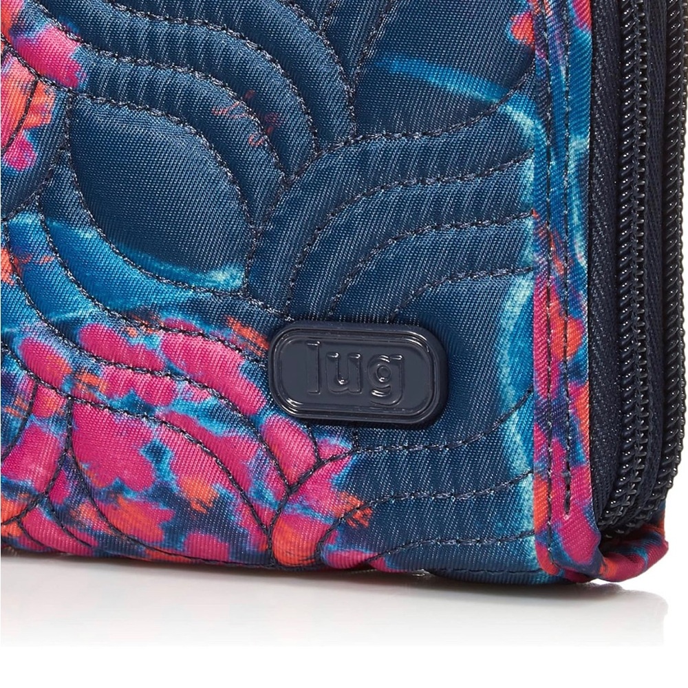 Lug Carousel Crossbody & Splits Wallet Hydrangea Navy - Picture 11 of 16